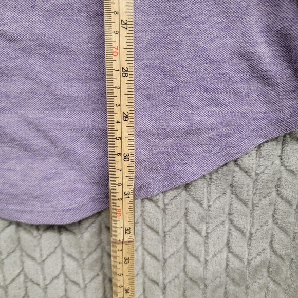 Lauren Ralph Lauren Shirt Dress Women Medium Purple Violet Collared Button Front - Picture 4 of 8